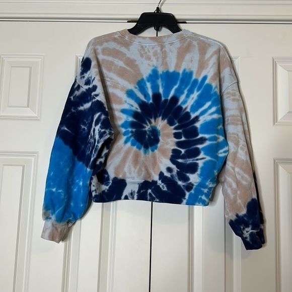 AGOLDE Balloon Sleeve Tie Dye Sweatshirt SzXS - Picture 6 of 7